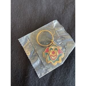 Vintage Circus Circus Hotel Las Vegas Casino Clown Gold Tone Keychain New USA